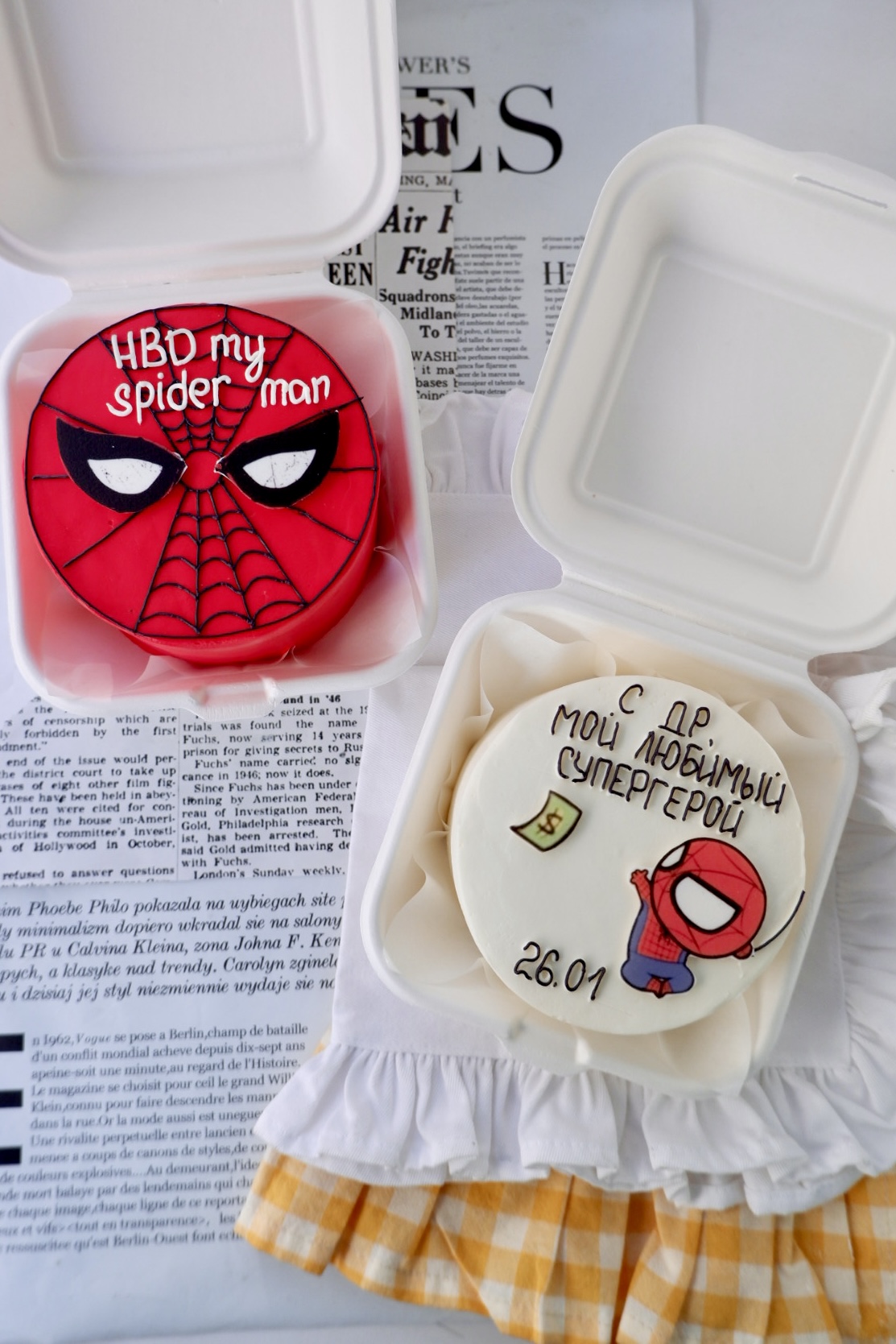 Бенто торт Человек - паук