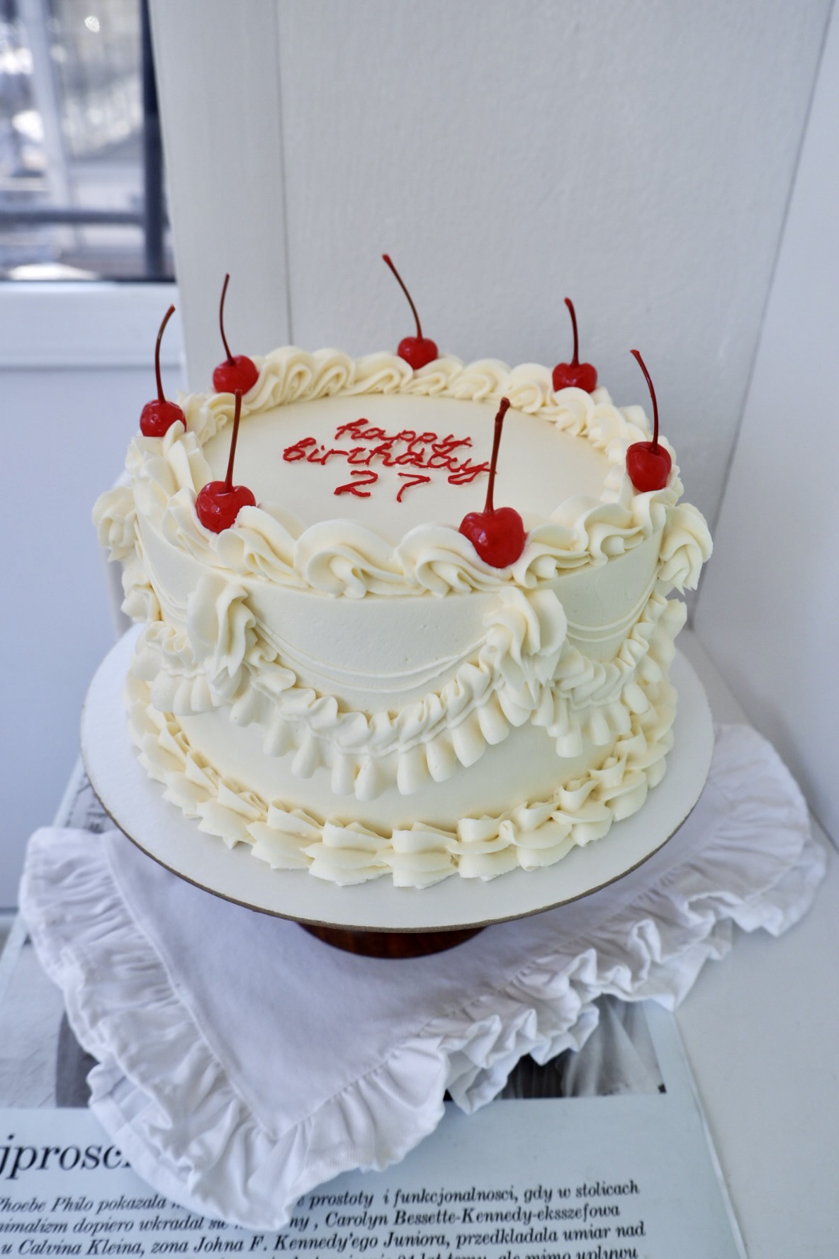 Торт с вишней