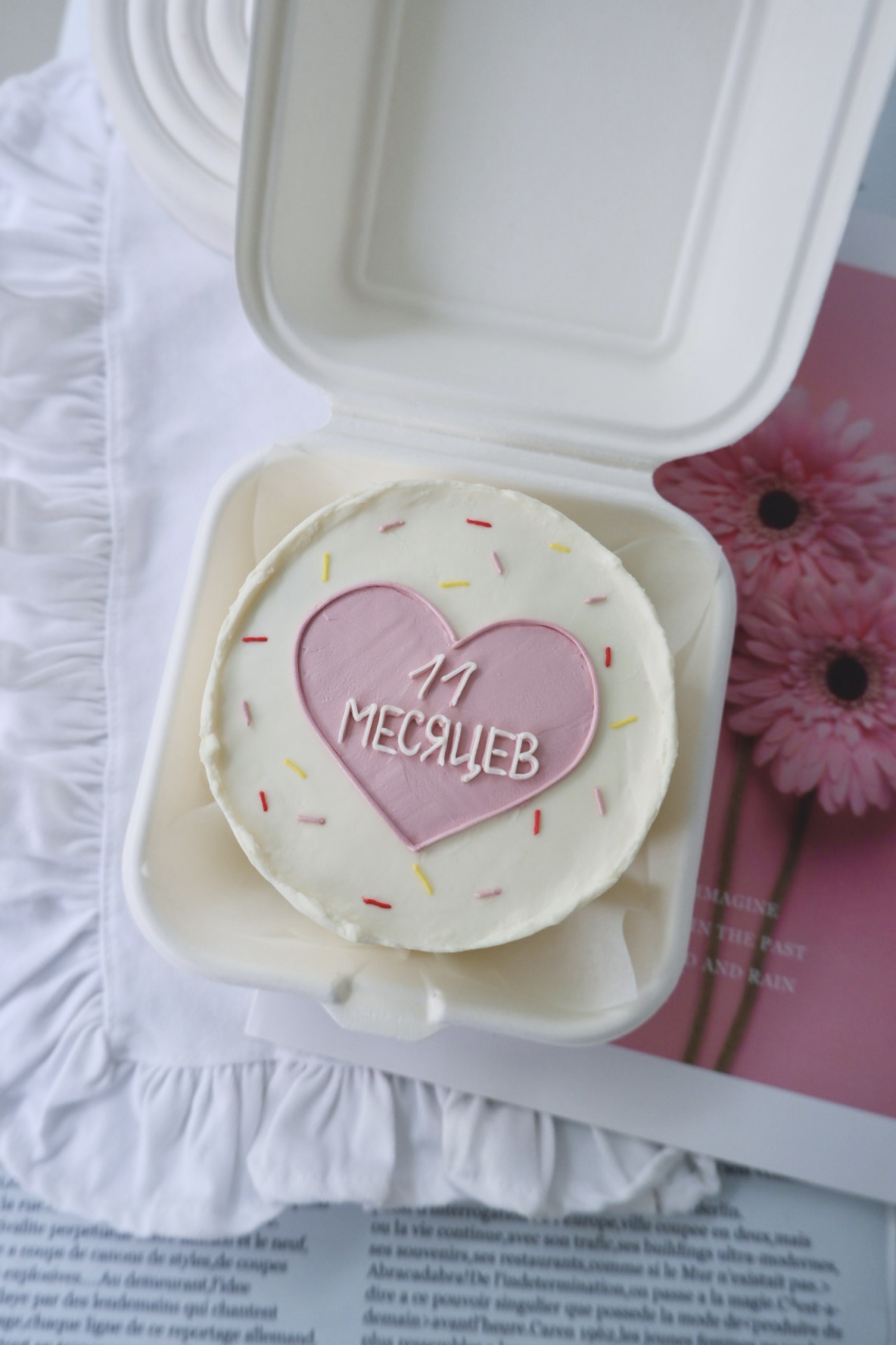 Торт Бенто на 11 месяцев