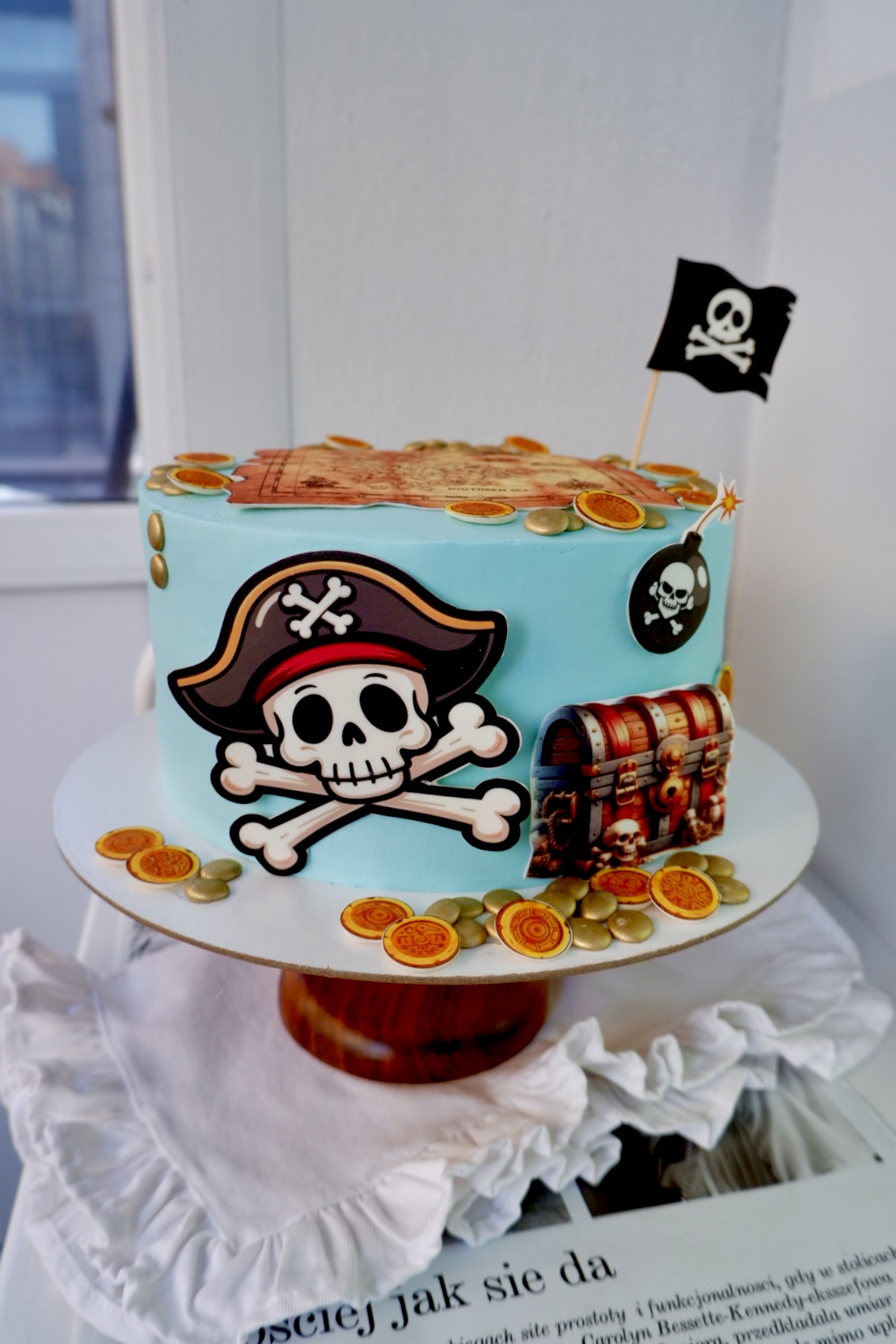 Торт в пиратском стиле