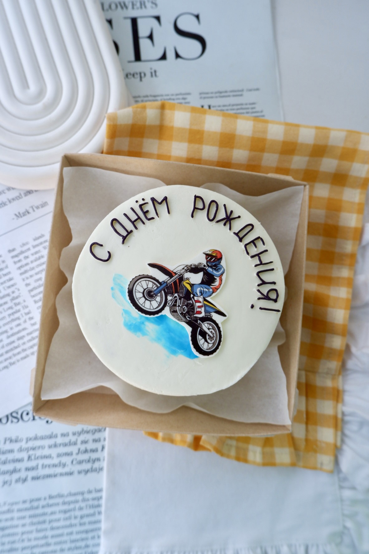 Торт с байком