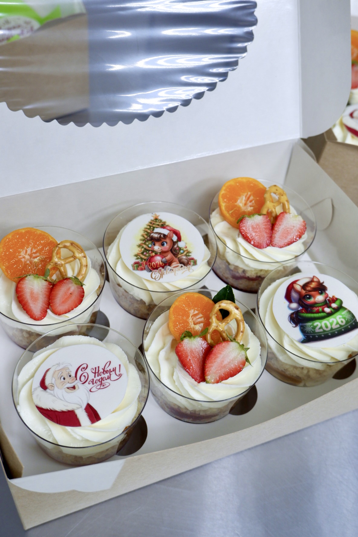 Трайфлы «С новым 2026 годом»