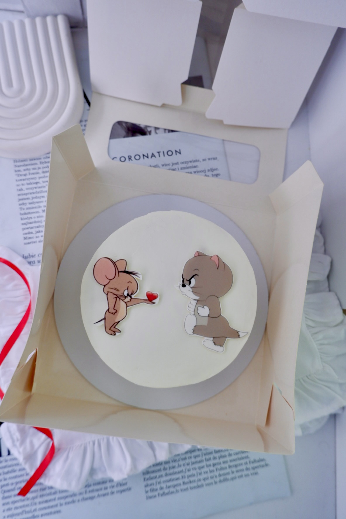 Торт на 14 февраля.