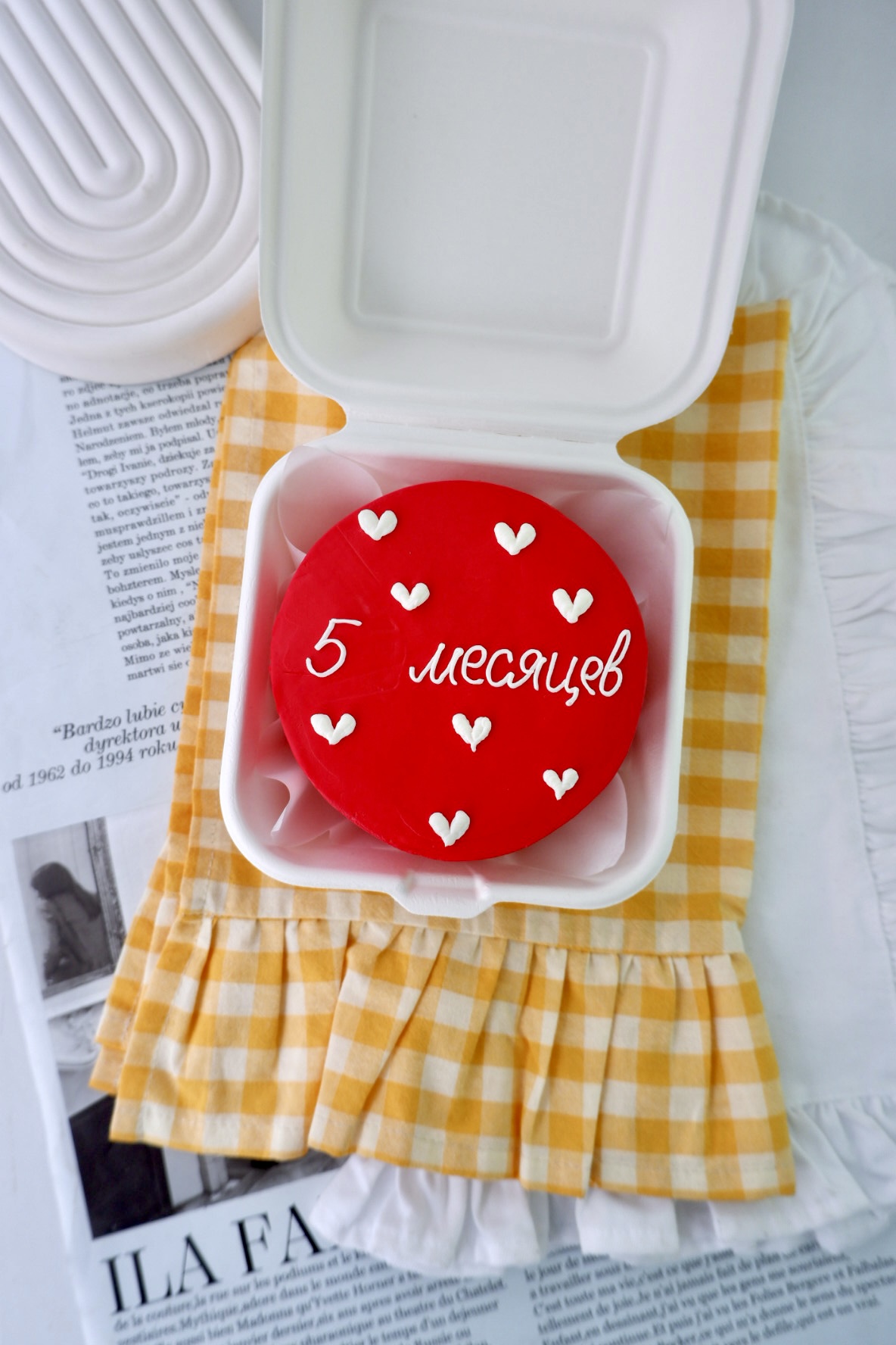 Торт на 5 месяцев.